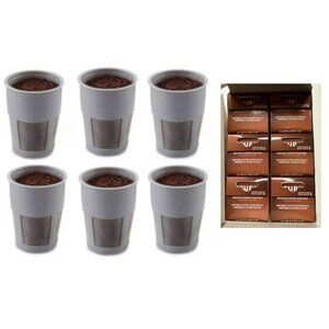 Keurig My K-cup Reusable Coffee Filter, Black & Gray 6PK